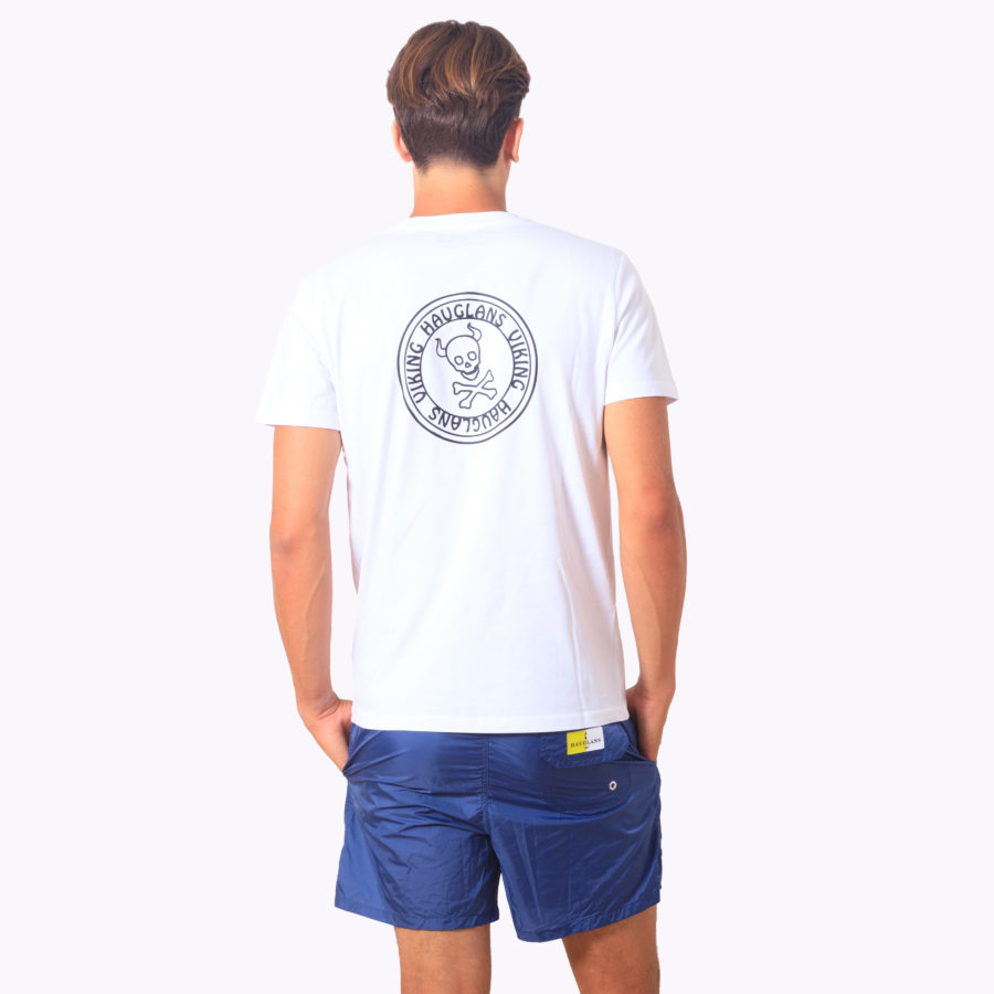 Camiseta Jarl Calavera Blanca